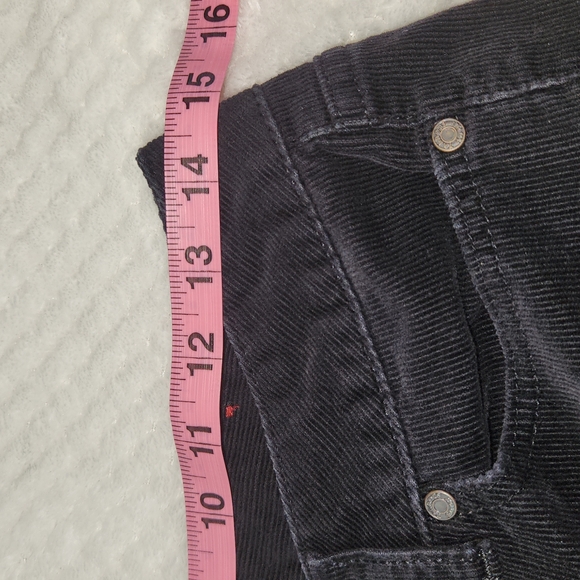 TALBOTS WOMENS BLACK CORDUROY JEANS  SIZE 6 - Picture 9 of 13